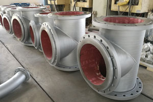 【案例】abpay爱博钱包官网耐磨陶瓷三通管道在湖北某有机硅厂稳固运行超两年