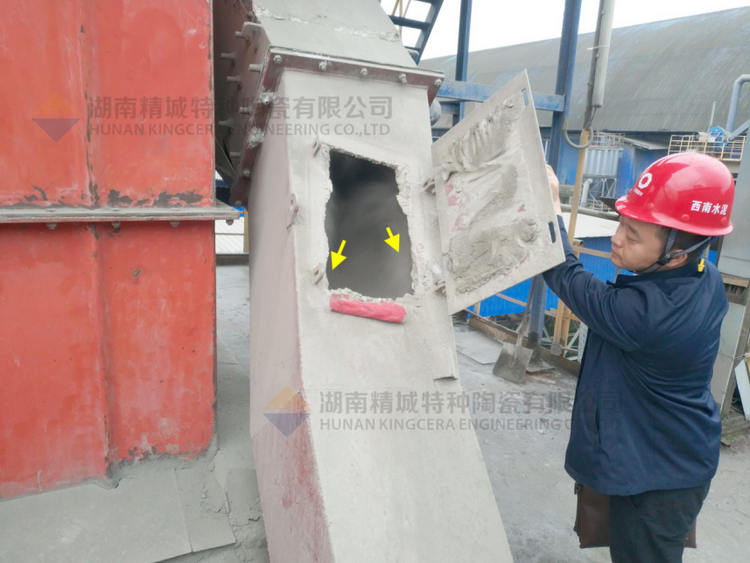 abpay爱博钱包官网特瓷牌耐磨陶瓷内衬下料溜槽