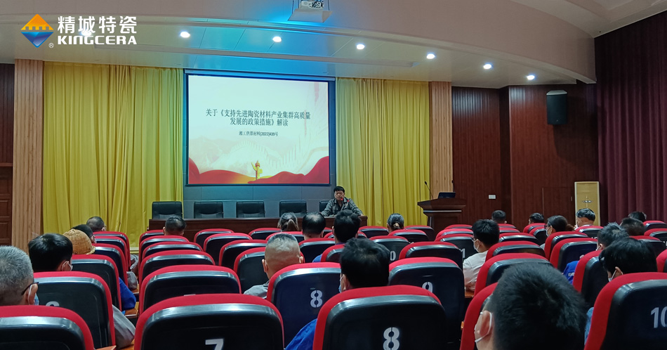 abpay爱博钱包官网组织学习《支持先进陶瓷质料工业集群高质量生长的政策步伐》