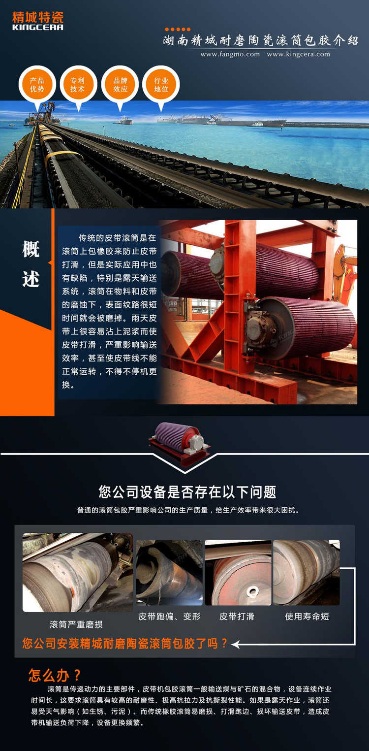 abpay爱博钱包官网特瓷陶瓷滚筒包胶与工艺流程